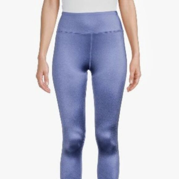 AVIA Blue Shiny Legging Pants - M, My L & XL - Picture 2 of 6